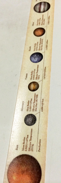 太陽系のマスキングテープ
